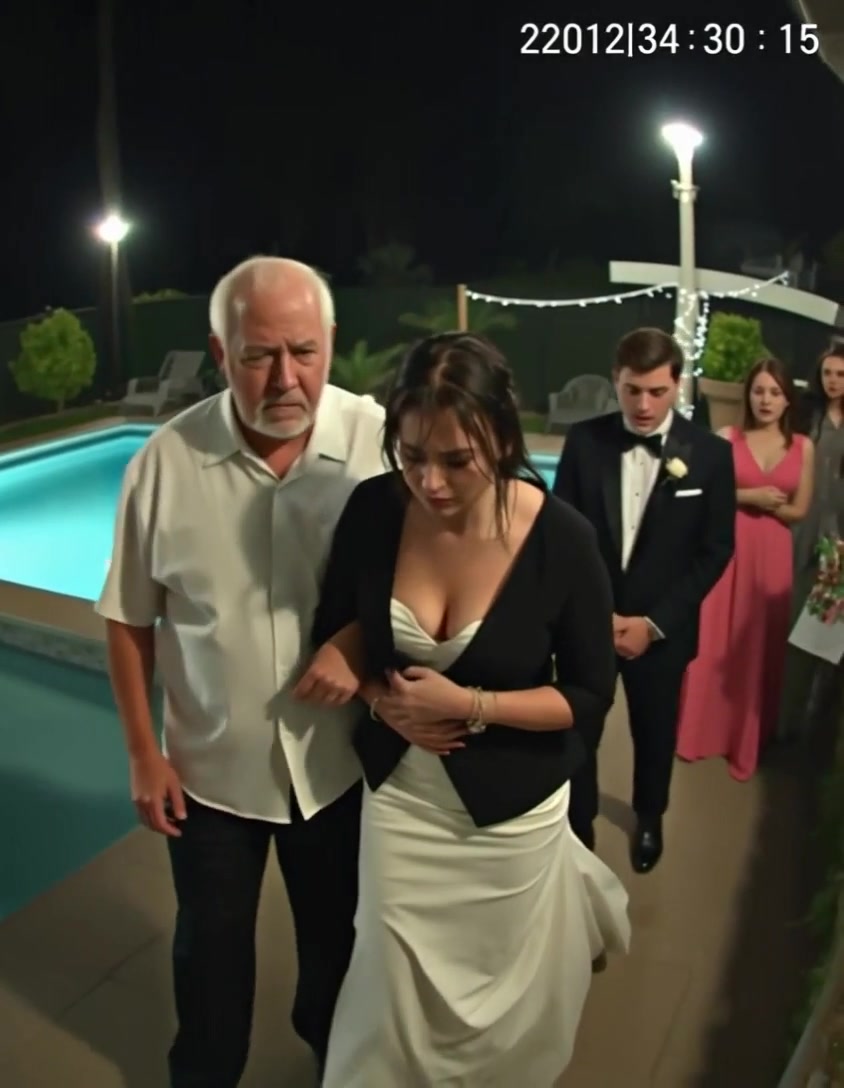 My Groom Threw Me Into the Pool During Our Wedding Photos — Then My Father