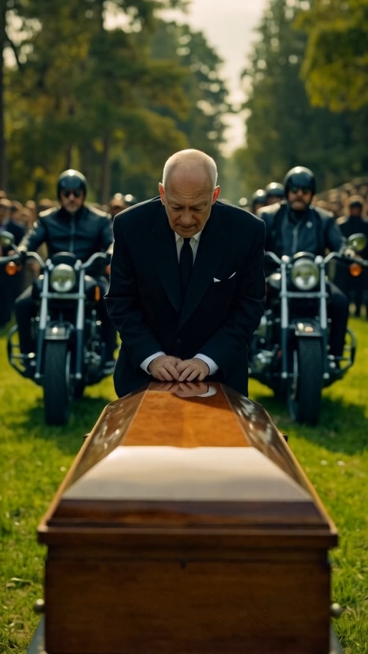 A Desperate Father Prepared To Bury His 14-Year-Old Son — But When The Roar Of Dozens Of Motorcycles Filled The Cemetery, The Entire Town Was Stunned