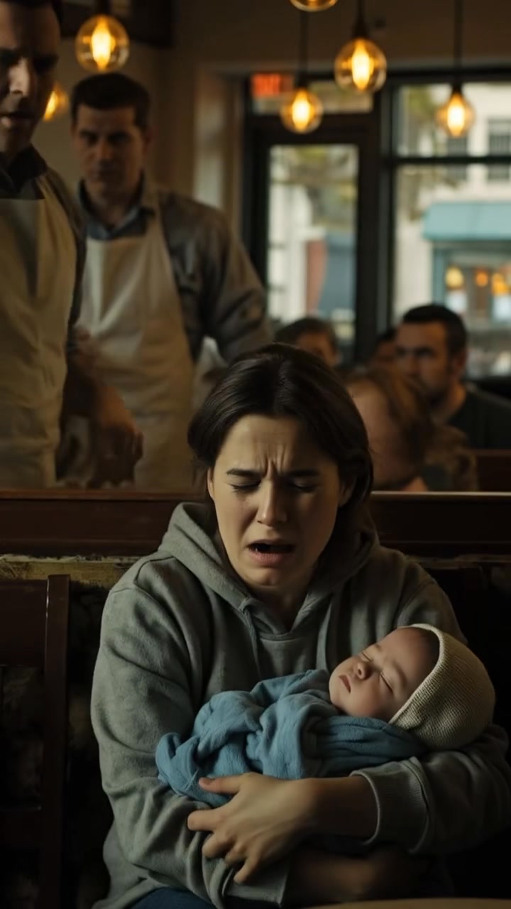 “Get Her Out!” Customer Screamed When My Baby Cried And Ridiculed Me For Breastfeeding In Public – But What Three Strangers Did Next Had Even The Manager Trembling