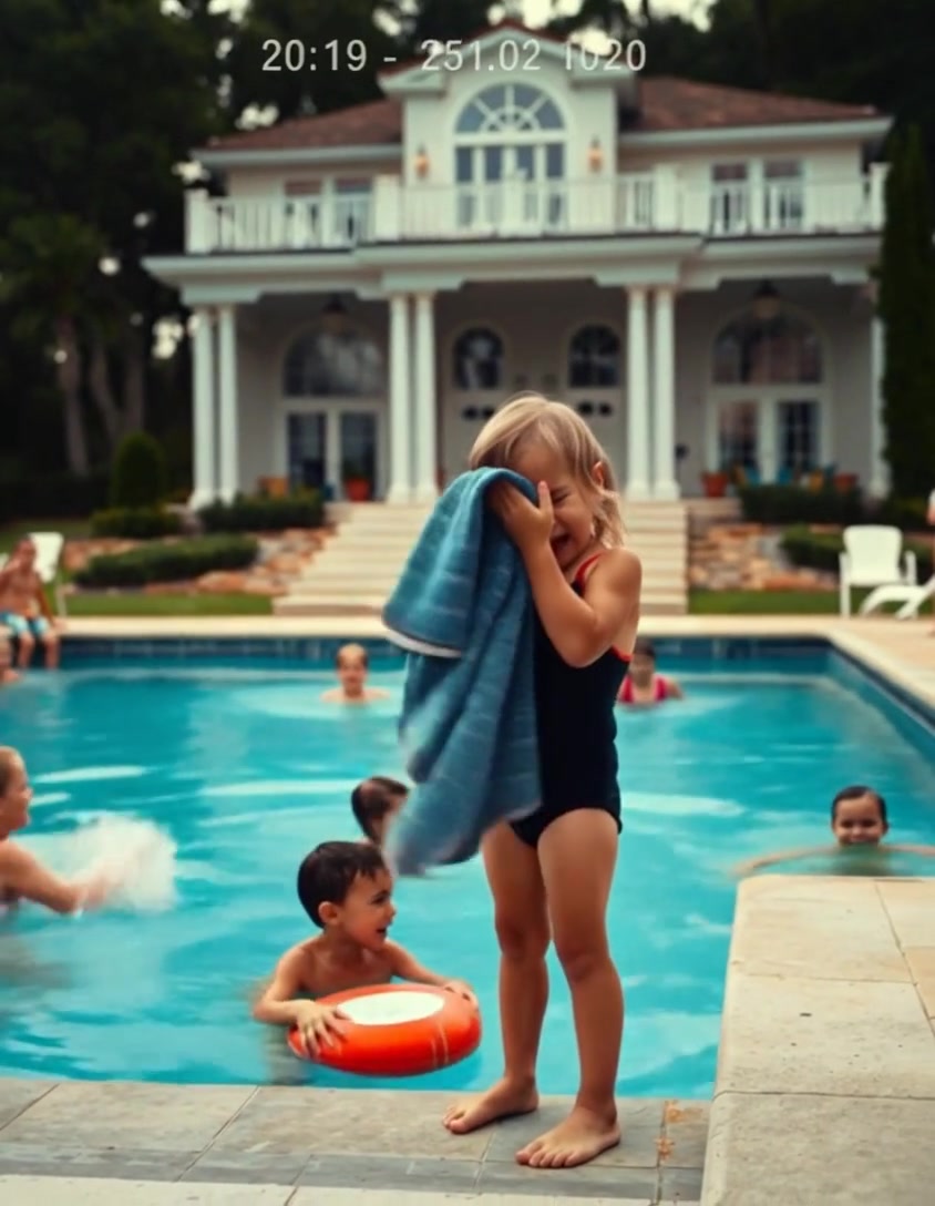 My biological sister forbade my daughter from going into the pool while the other children