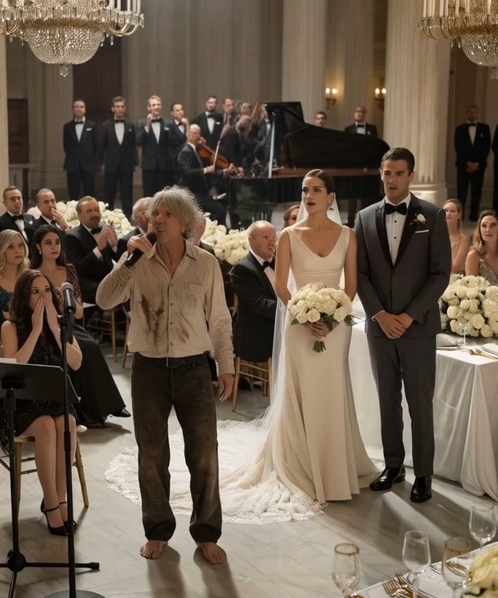 “Get Him Out!” “What Does He Want—Money? Food?” A Homeless Man Walks Into A Wedding, Leaving Everyone Surprised And Judgmental. But When He Takes The Microphone, The Room Falls Silent.