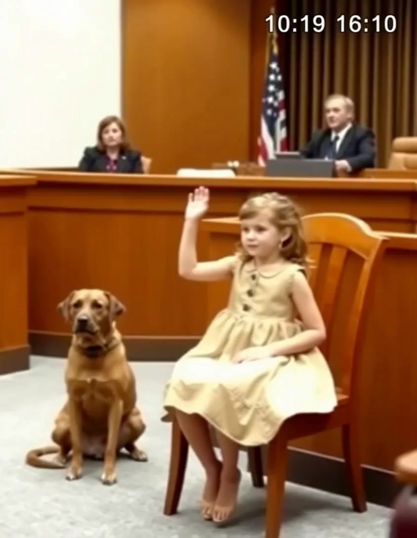SHE GAVE HER DOG A SECRET SIGNAL — AND THE COURTROOM FINALLY HEARD HER VOICE My