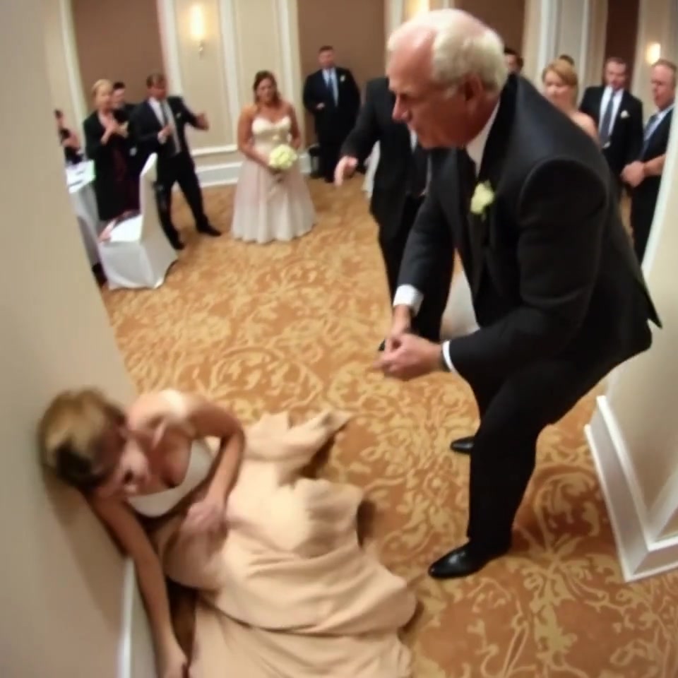 My father gave my sister my house at her wedding. I said “No.” He sla;m;med