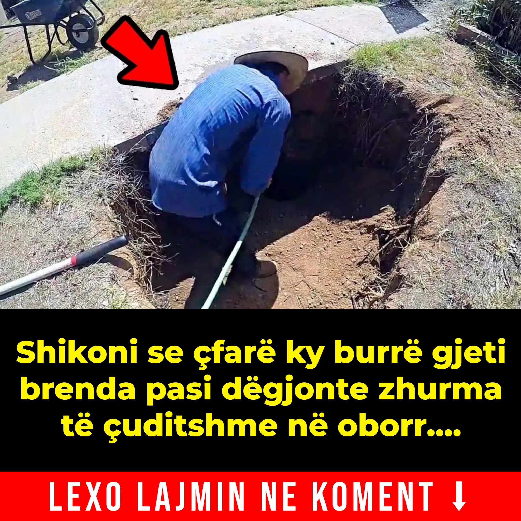 Shikoni se çfarë ky burrë gjeti brenda pasi dëgjonte zhurma të çuditshme në oborr….