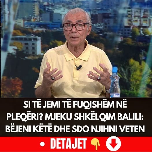 Si të jemi të fuqishëm në pleqëri? Mjeku Shkëlqim Balili: Bëjeni këtë dhe sdo njihni veten