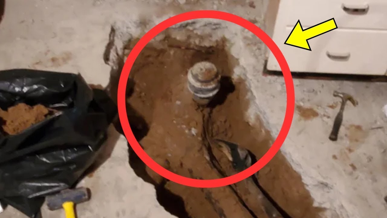 Burri gërmon bodrumin për shkak të zhurmës së pandalshme, por e gjen të varrosur thellë një…(VIDEO)
