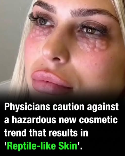 Doctors Issue Warning Over Beauty Trend Causing Reptile Skin