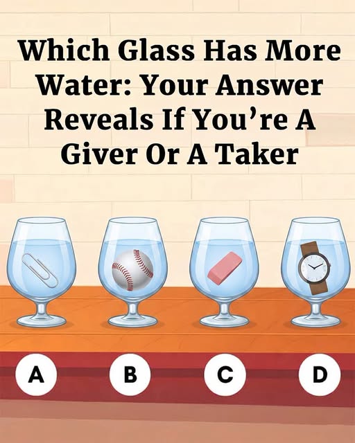 The Shocking Water Puzzle That Instantly Exposes Whether You Are Secretly a Giver or a Taker!