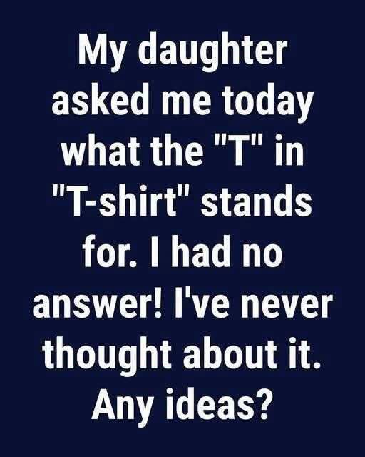 Why Do We Call Them T-shirts?