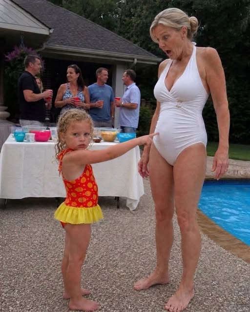 Shocking Toddler Discovery at Pool Party Uncovers My Husband’s Secret Past on My Stepmom’s Body!
