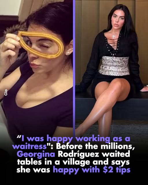 “I was happy working as a waitress”: Before the millions, Georgina Rodríguez waited tables in a town in Huesca and was happy with 2-euro tips