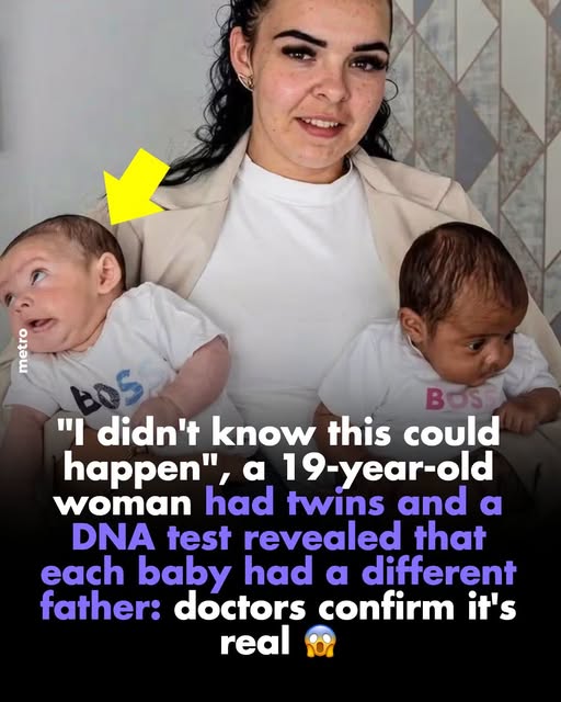 A 19-year-old woman gave birth to twins, and a DNA test revealed they had different fathers: “I didn’t know this could happen”