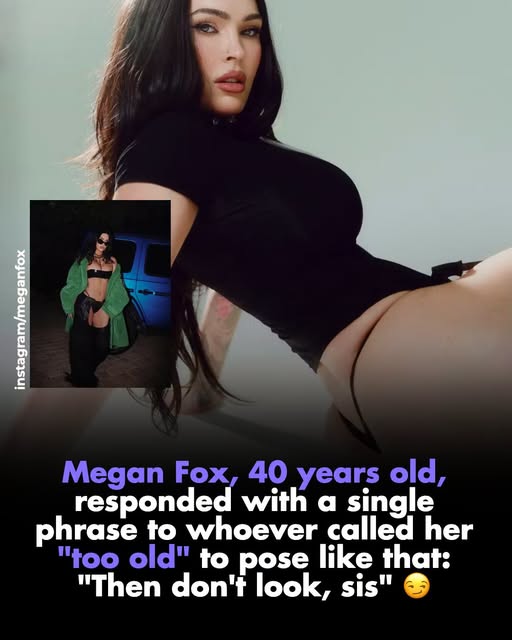 You’re old now”: Megan Fox responded to those who criticized her photos in skimpy clothes at 40
