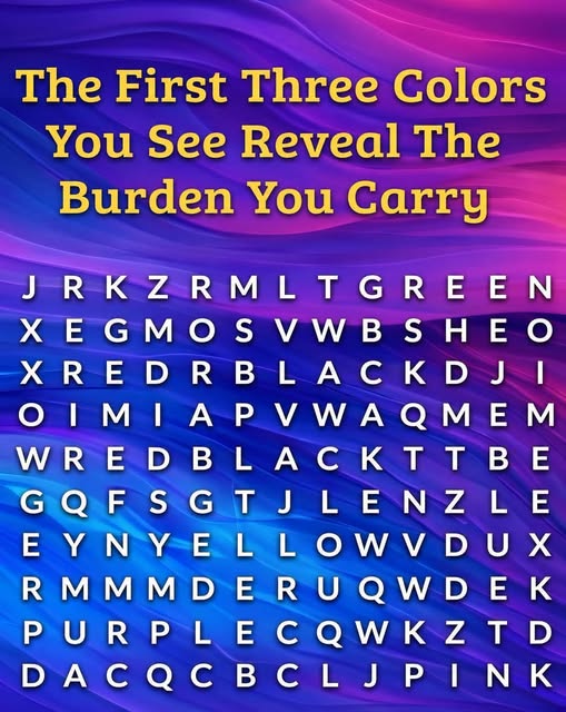 See These Three Colors? They Might Reveal Your Emotional Load