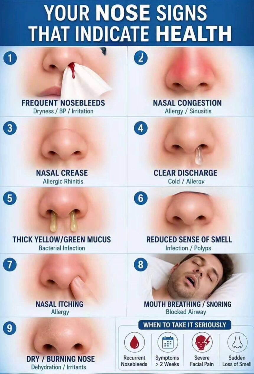 The Nose Knows: 6 Things Your Nose Tells You About Your Health