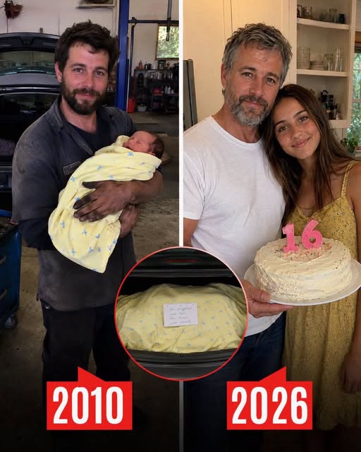 I Found a Baby in a Car Trunk at My Mechanic Shop and Raised Her as My Own On Her 16th Birthday, I Opened Another Trunk and Went Pale at What Was Hidden Under a Childs Blanket
