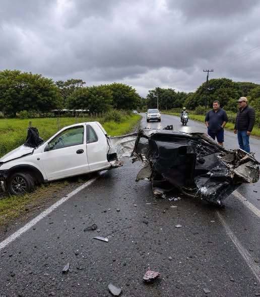 A serious accident occurred a few minutes ago on the Sa