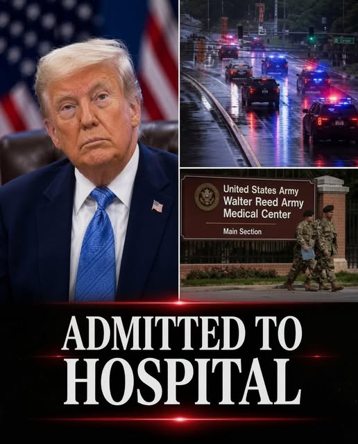 Trump Taken to Walter Reed Medical – White House Says He… See more