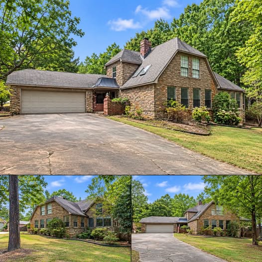 Built in 1982, This Spacious 4-Bedroom Home Sits on 10 Acres