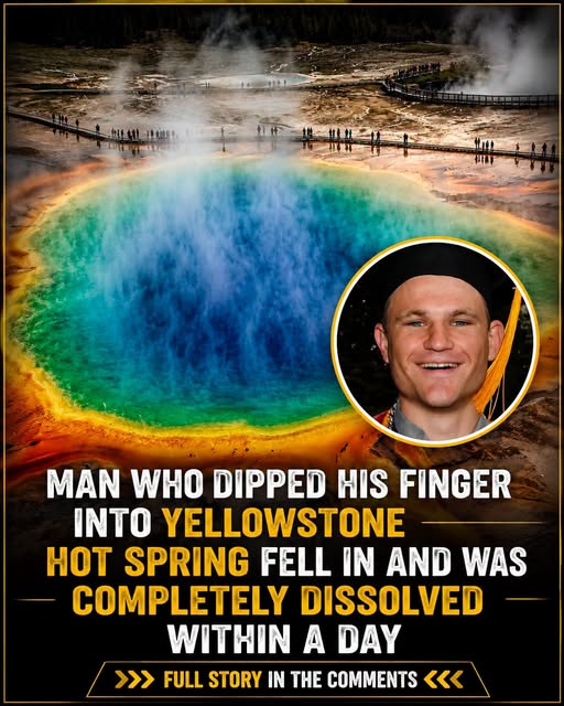 Man trying to ‘hot pot’ fell into Yellowstone hot spring and was completely dissolved within a day