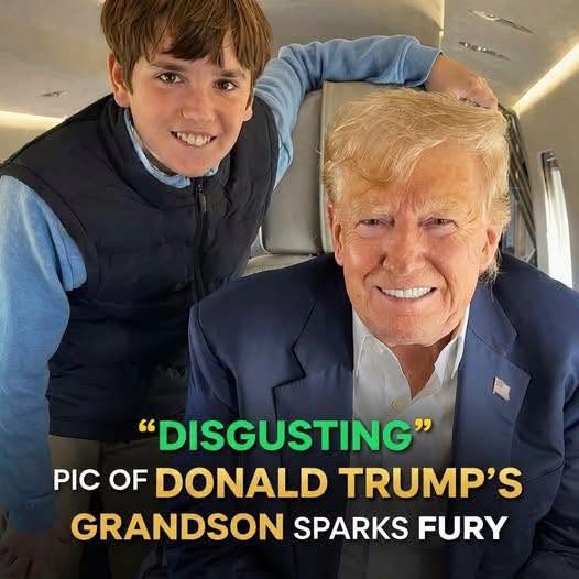 ‘Disgusting’ Photo Of Donald Trump’s Grandson Sparks Outrage