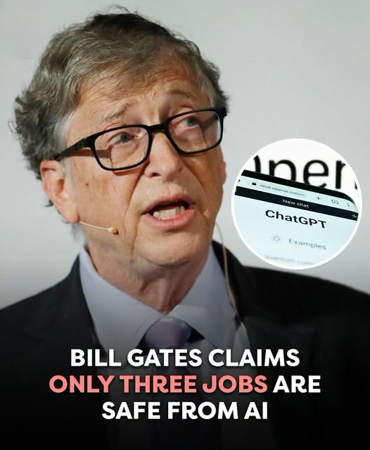 Bill Gates Makes Terrifying Prediction About AI And Warns Only Three Jobs Are Safe