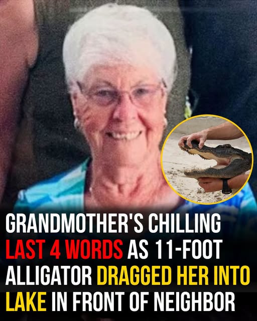 Grandmother’s last 4 words as 11-foot alligator dragged her into lake in front of neighbor