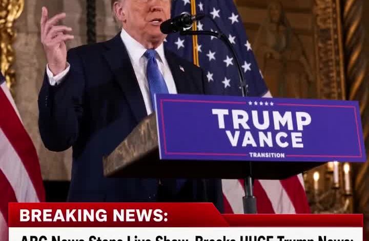 ABC News Breaks Into Live Coverage With Major Trump Update Weve Just Been Informed